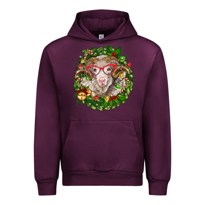 Christmas Merino Urban Hoodie by BarkalooDesign | Teevron