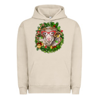Pigment French Oak Christmas merino Urban Hoodie - BarkalooDesign