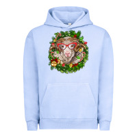 Pigment Grape Ice Christmas merino Urban Hoodie - BarkalooDesign