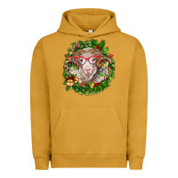Pigment Peanut Butter Christmas merino Urban Hoodie - BarkalooDesign