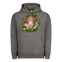 Pigment Tornado Christmas merino Urban Hoodie - BarkalooDesign