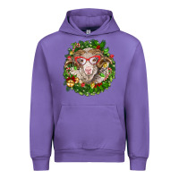 Tulip Christmas merino Urban Hoodie - BarkalooDesign