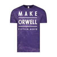 Cloud Purple Basic Orwell 1984 - Anti Trump Gift Political Vintage Tee - artisFamous