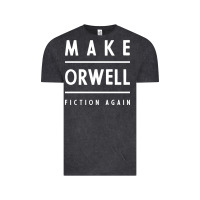 Vintage Black Basic Orwell 1984 - Anti Trump Gift Political Vintage Tee - artisFamous