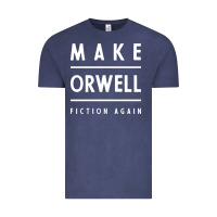 Vintage Denim Basic Orwell 1984 - Anti Trump Gift Political Vintage Tee - artisFamous