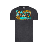 Vintage Black Blessed Mama Vintage Tee - texasbilliewilder