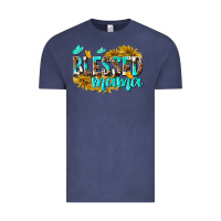 Vintage Denim Blessed Mama Vintage Tee - texasbilliewilder