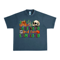 Midnight Navy Under Caffeinated and Over Stimulated Urban Heavy Tee - texasbilliewilder