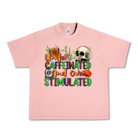 Salmon Under Caffeinated and Over Stimulated Urban Heavy Tee - texasbilliewilder