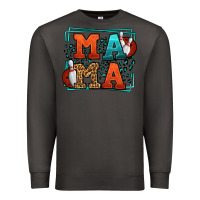 Smoke Bowling mama leopard frame Mother's Day Premium Sweatshirt - LillyAllenDesigns