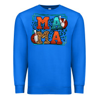 True Royal Bowling mama leopard frame Mother's Day Premium Sweatshirt - LillyAllenDesigns