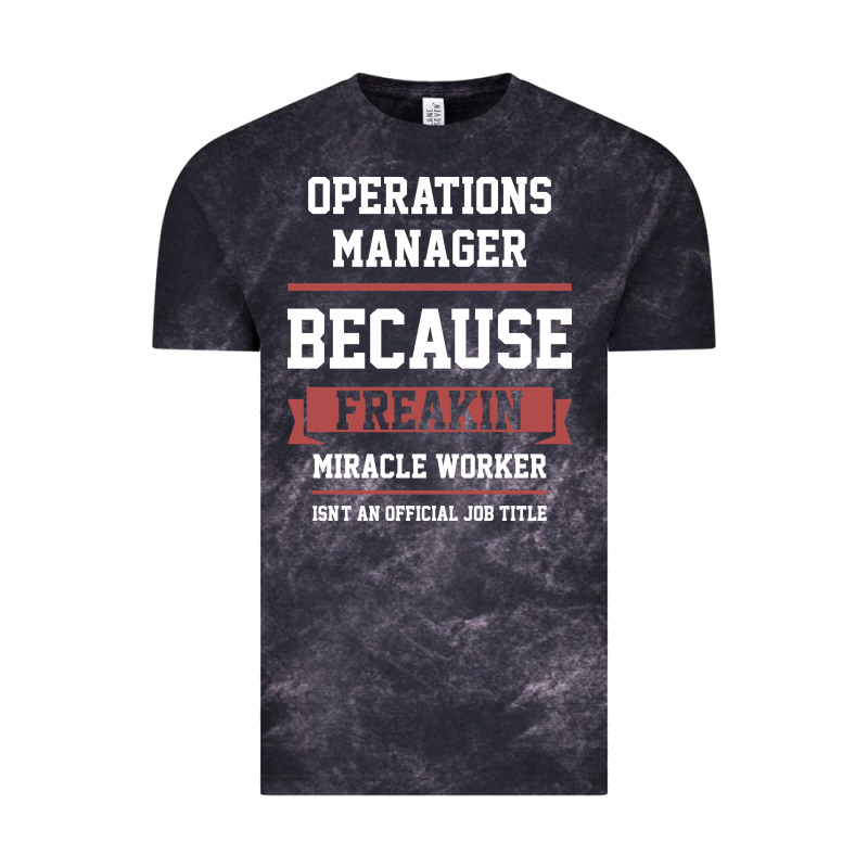 Operations Manager - Cool Gift Job Vintage Tee by artisFamous | Teevron
