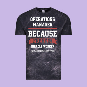 Operations Manager - Cool Gift Job Vintage Tee Designed By Artisfamous
