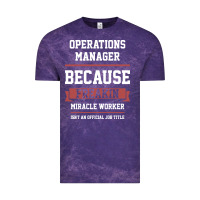 Cloud Purple Operations Manager - Cool Gift Job Vintage Tee - artisFamous
