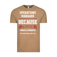Vintage Coffee Operations Manager - Cool Gift Job Vintage Tee - artisFamous