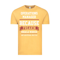 Vintage Mustard Operations Manager - Cool Gift Job Vintage Tee - artisFamous