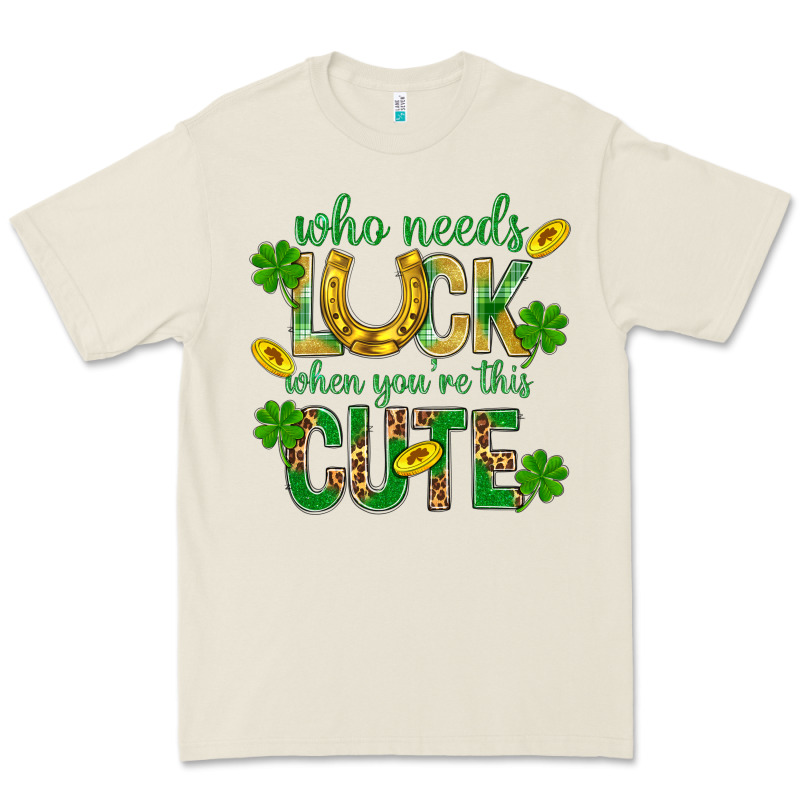 Who Needs Luck When You're This Cute St. Patricks Premium Tee by BundleAndBundleShop | Teevron