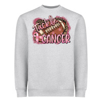 Heather Grey Tackle cancer Football Heavyweight Sweatshirt - FaDigitalArtStudio