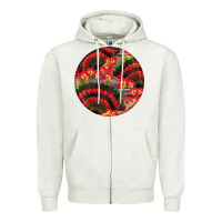 Oatmeal Heather hispanic heritage month round earrings Zipper Hoodie - BundleAndBundleShop
