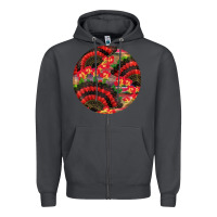 Smoke hispanic heritage month round earrings Zipper Hoodie - BundleAndBundleShop