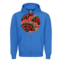 True Royal hispanic heritage month round earrings Zipper Hoodie - BundleAndBundleShop