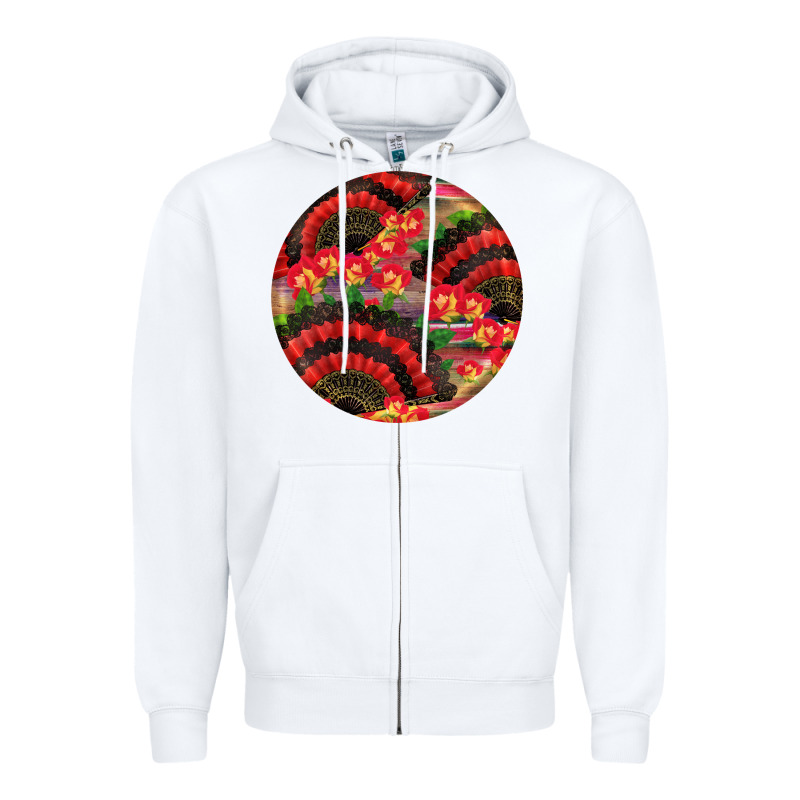 Hispanic Heritage Month Round Earrings Zipper Hoodie by BundleAndBundleShop | Teevron
