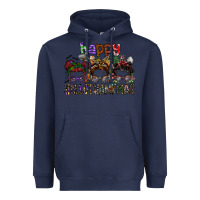 Navy happy hallothanksmas Heavyweight Hoodie - SublimationCraftShop