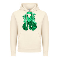 Vintage Artic Emerald green ribbon Liver Cancer boxing gloves Vintage Hoodie - NancyCooperArtShop