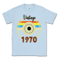 Dusty Blue vintage 1970 Classic Tee - Bettercallsaul