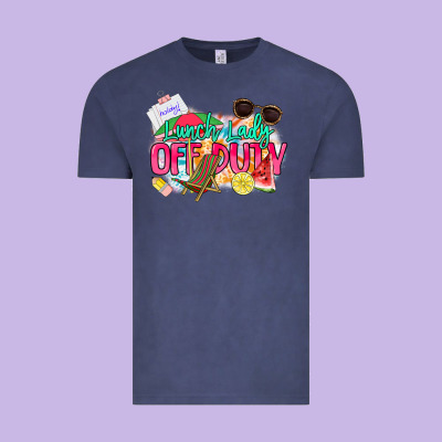 Lunch Lady Off Duty Vintage Tee Designed By Nancycooperartshop