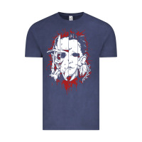 Vintage Denim friends horror face mashup horror movies halloween Vintage Tee - artisFamous