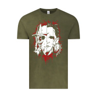 Vintage Olive friends horror face mashup horror movies halloween Vintage Tee - artisFamous