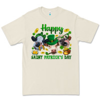 Bone Happy Saint Patrick'S Day With Clover Premium Tee - BundleAndBundleShop