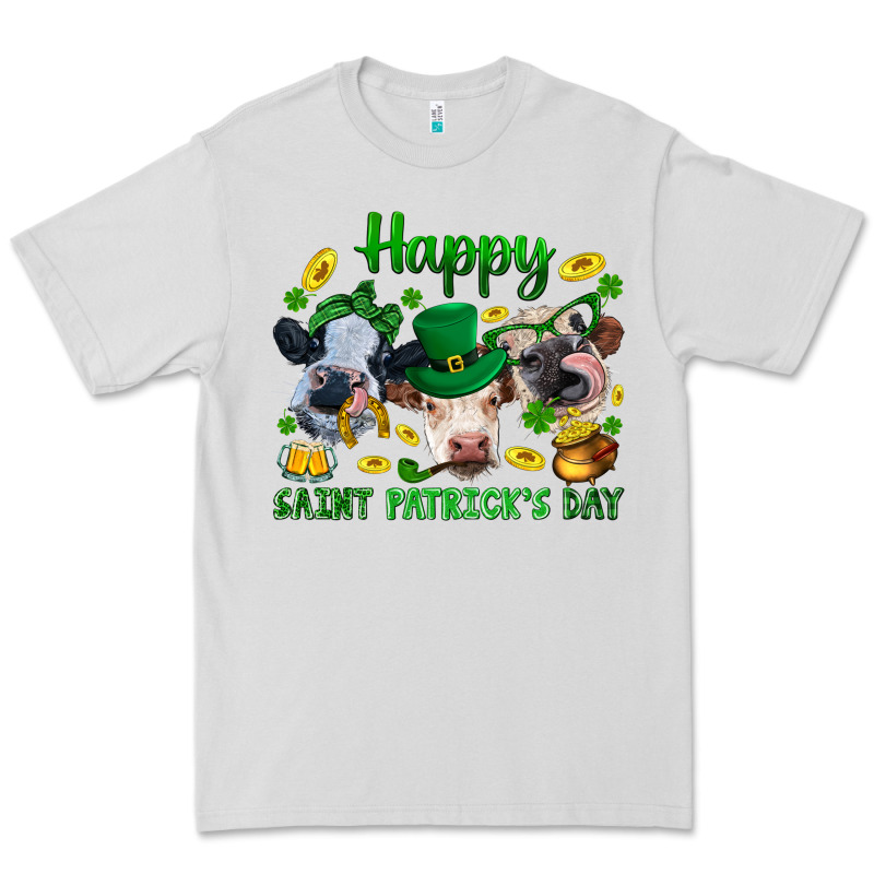 Happy Saint Patrick's Day With Clover Premium Tee by BundleAndBundleShop | Teevron