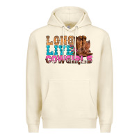 Western Long Live Cowgirls With Roses Premium Hoodie | Teevron