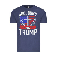 God Guns And Trump Vintage Tee | Teevron