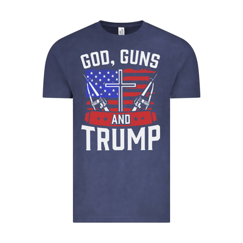 God Guns And Trump Vintage Tee by artisFamous | Teevron