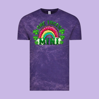 St Patricks Day One Lucky Mini Vintage Tee Designed By Ranaportraitstore