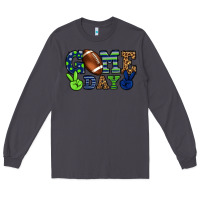 Smoke Game day green and blue team color Long Sleeve Tee - HowdyJamesFarm
