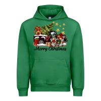 Emerald merry christmas gnomes truck Urban Hoodie - BarkalooDesign