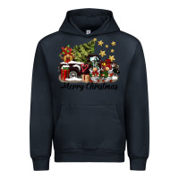 Navy merry christmas gnomes truck Urban Hoodie - BarkalooDesign