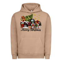 Pigment Burro merry christmas gnomes truck Urban Hoodie - BarkalooDesign