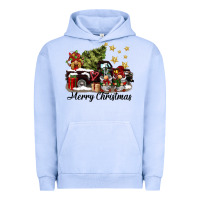 Pigment Grape Ice merry christmas gnomes truck Urban Hoodie - BarkalooDesign