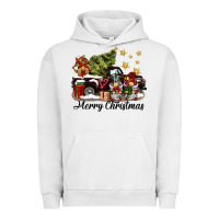 Pigment Lunar Rock merry christmas gnomes truck Urban Hoodie - BarkalooDesign