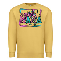 Antique Gold leopard camo girl mama Mother's Day Premium Sweatshirt - LillyAllenDesigns