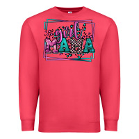 Cardinal leopard camo girl mama Mother's Day Premium Sweatshirt - LillyAllenDesigns