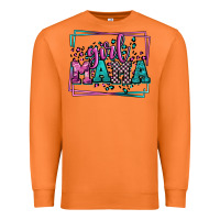 Carrot leopard camo girl mama Mother's Day Premium Sweatshirt - LillyAllenDesigns