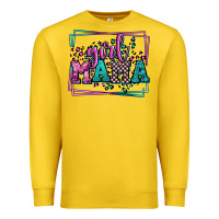 Lemon leopard camo girl mama Mother's Day Premium Sweatshirt - LillyAllenDesigns