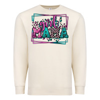 Sandshell leopard camo girl mama Mother's Day Premium Sweatshirt - LillyAllenDesigns