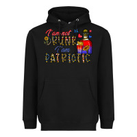 Black i'm drunk i'm patrıtoc Heavyweight Hoodie - CowhideDigitalArt